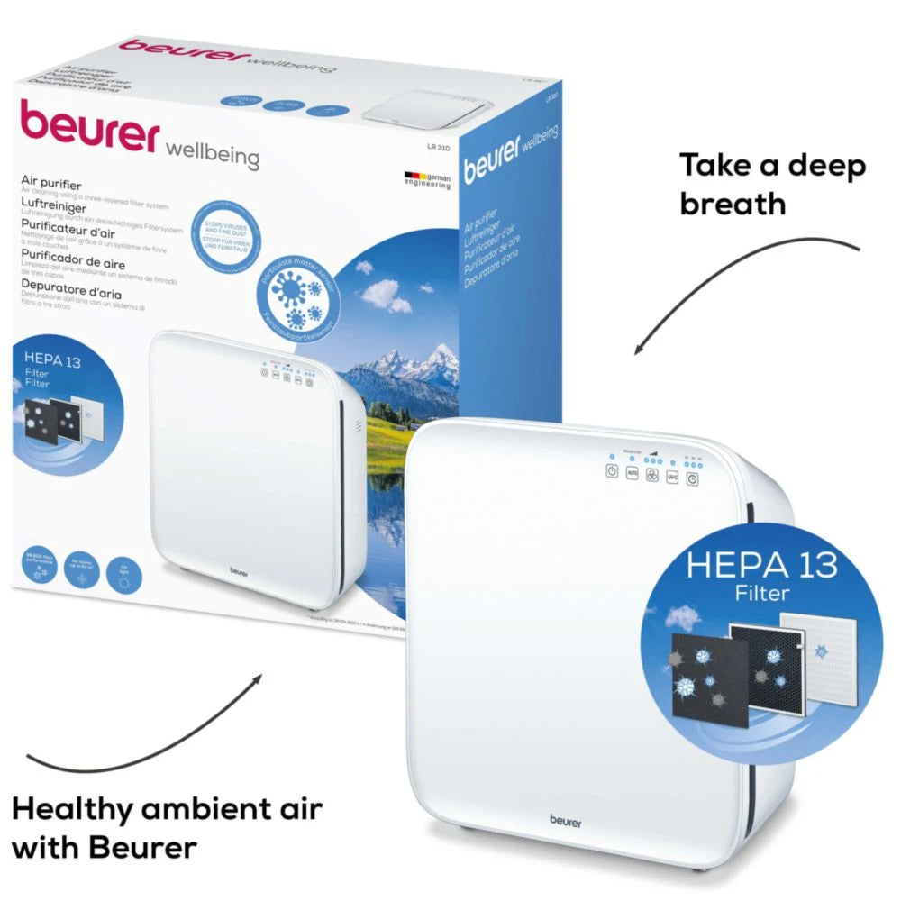 Beurer LR 310 Smart Air Purifier with HEPA & UV Technology