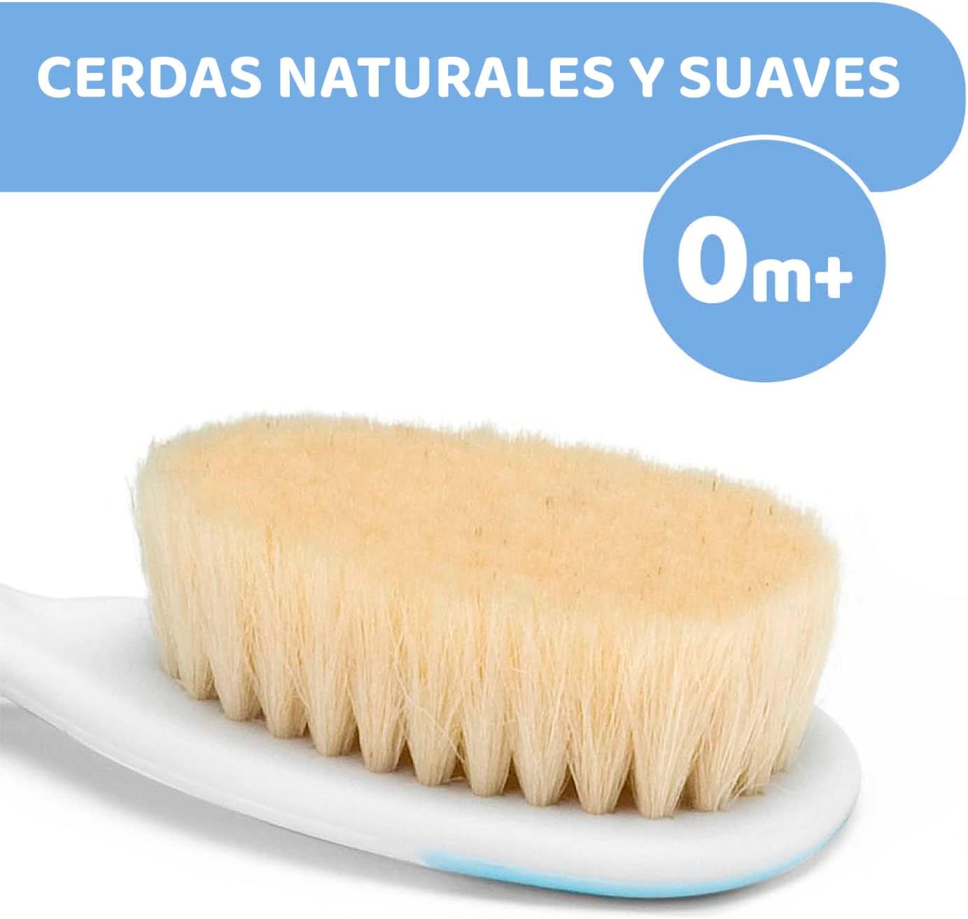 Chicco Baby Brush & Comb Set Soft & Safe - Light Blue Chicco Baby Brush & Comb Set Soft & Safe - Light Blue