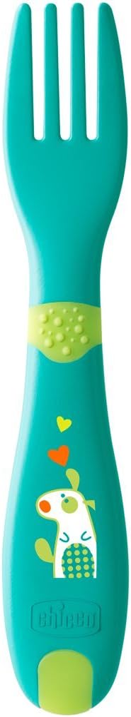Chicco First Cutlery 12M+ NEUTRAL Safe & Easy for Toddlers Chicco First Cutlery 12M+ NEUTRAL Safe & Easy for Toddlers