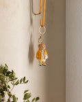 Madame Coco Madelyn Bear Keyring | Cute Yellow Character Keychain