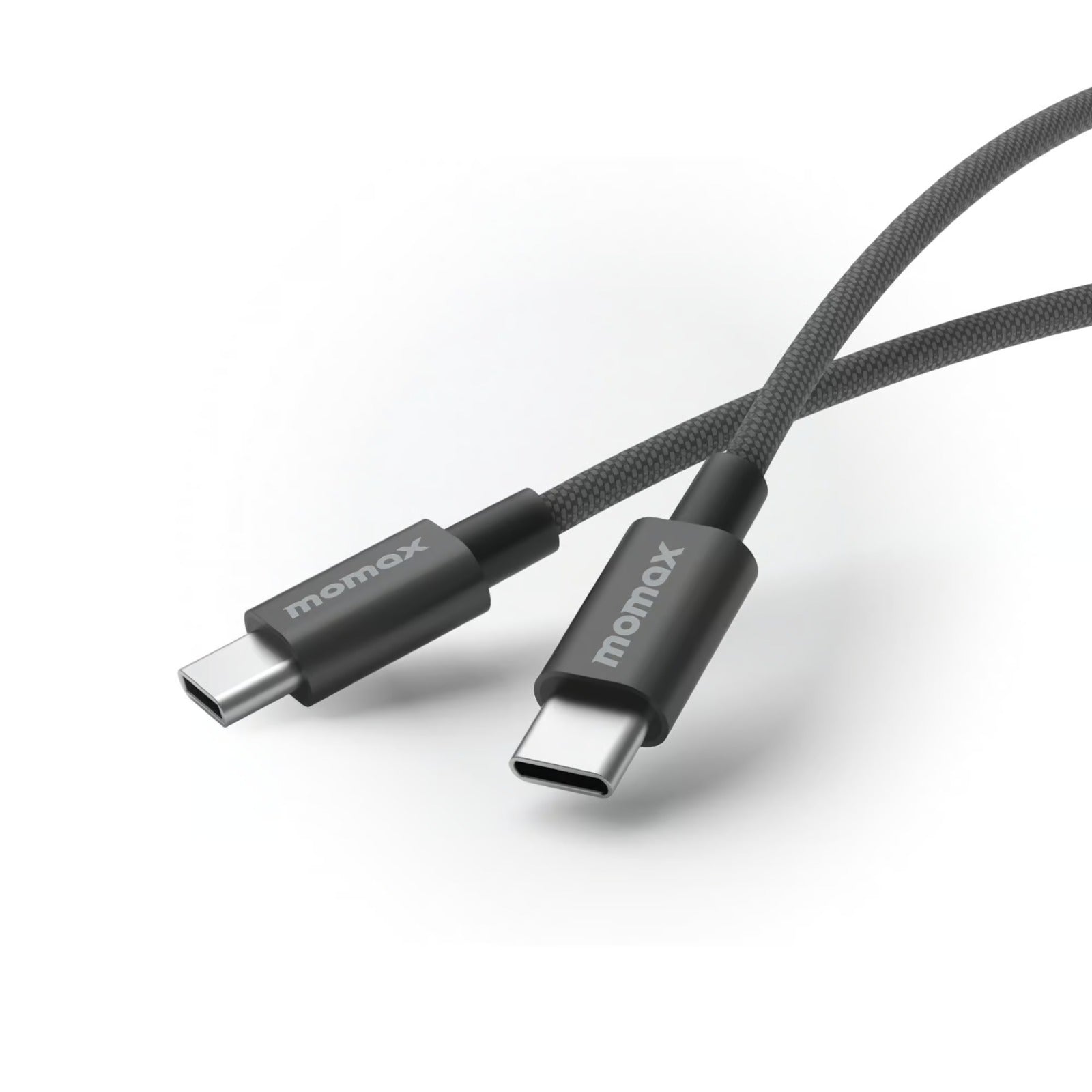 MOMAX Elite USB-C to USB-C Braided Cable (1.5m) - Black MOMAX Elite USB-C to USB-C Braided Cable (1.5m) - Black