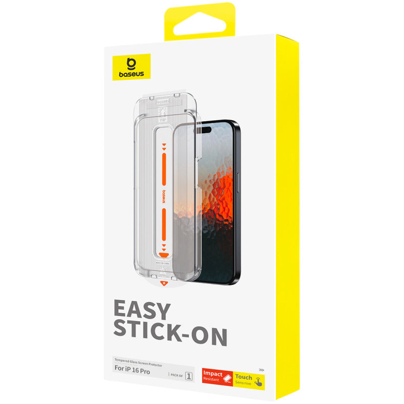 Baseus Sapphire HD Tempered Glass Screen Protector for iP 16 Pro Baseus Sapphire HD Tempered Glass Screen Protector for iP 16 Pro