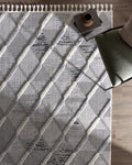 Madame Coco Coleus Carpet – Modern Luxury Area Rug in Grey for Living Room & Bedroom