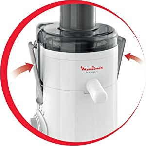 MOULINEX Juicer | Fruitelia Juice Extractor | 350W | White | JU370127