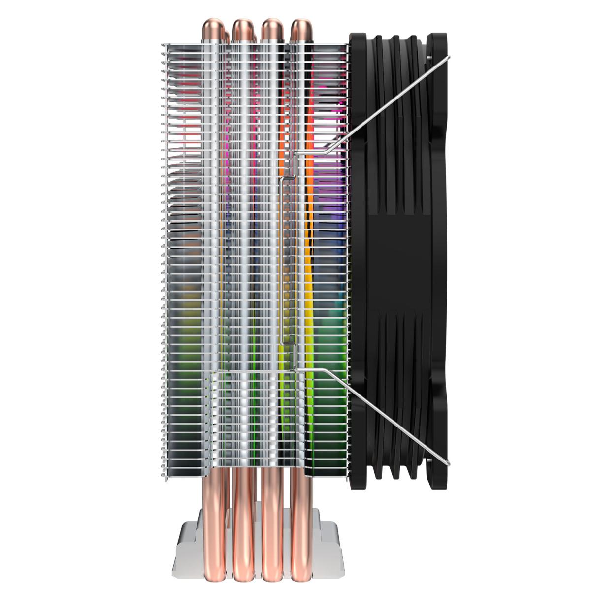 HuntKey 600R 120mm RGB CPU Fan Cooler HuntKey 600R 120mm RGB CPU Fan Cooler