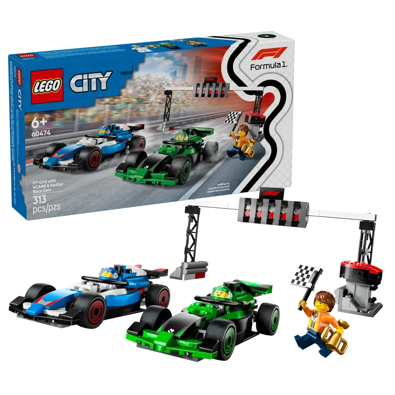 LEGO® F1 شبكة السباق VCARB و Sauber ‎60474