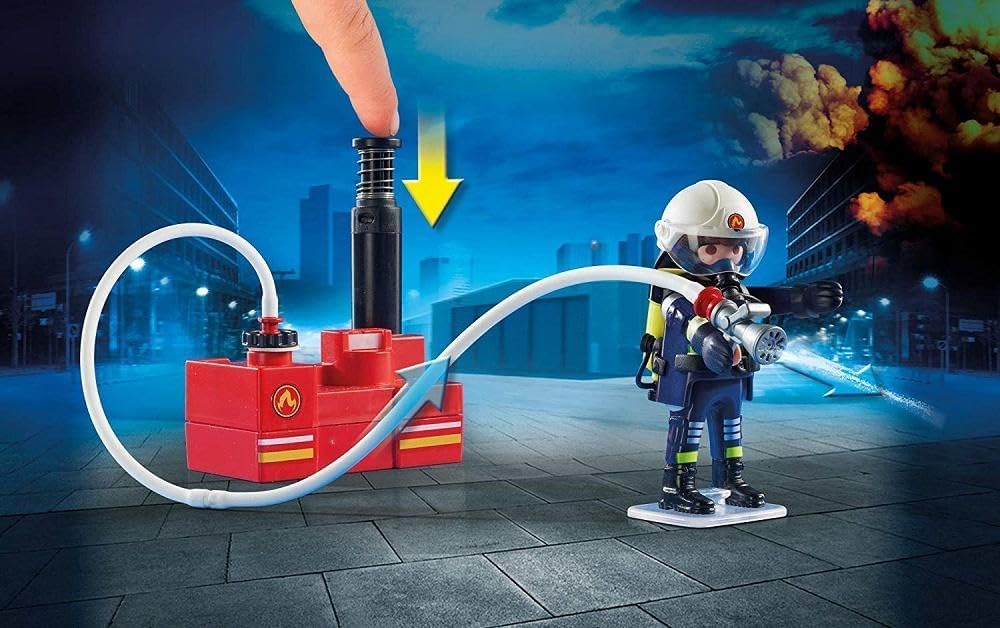 Playmobil Firefighters with Water Pump Playmobil Firefighters with Water Pump