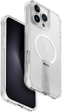 UNIQ HYBRID IPHONE 16 PRO (2024) 6.9 MAGCLICK CHARGING ELEVA WITH VERTICAL STAND - LUCENT (CLEAR)