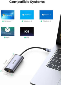 UGREEN CM275 USB-C to 2.5G Ethernet Adapter - Space Gray
