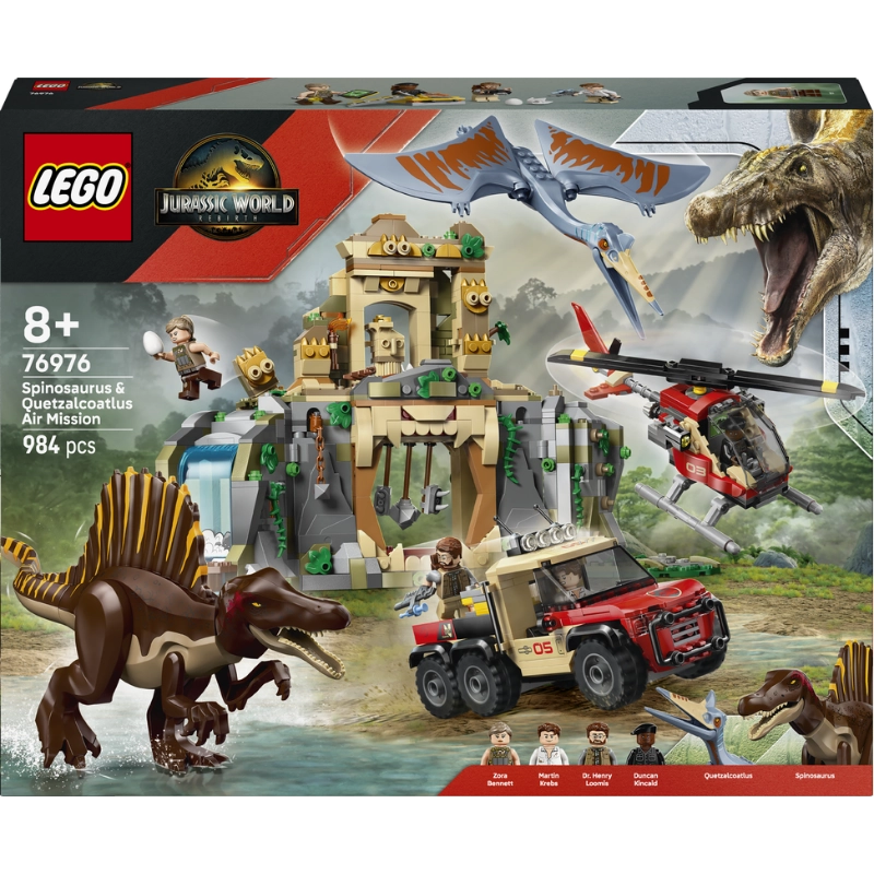 LEGO Jurassic World سبينوصور 76976 – 984 قطعة