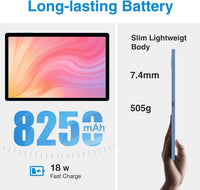 جهاز DOOGEE T10 Plus، ذاكرة وصول عشوائي (RAM) سعة 20 جيجابايت (8 جيجابايت + ما يصل إلى 12 جيجابايت ذاكرة ممتدة)، ذاكرة تخزين (ROM) سعة 256 جيجابايت