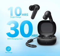 Anker Soundcore P20i Wireless Earbuds Powerful Bass & 30H Playtime - Black