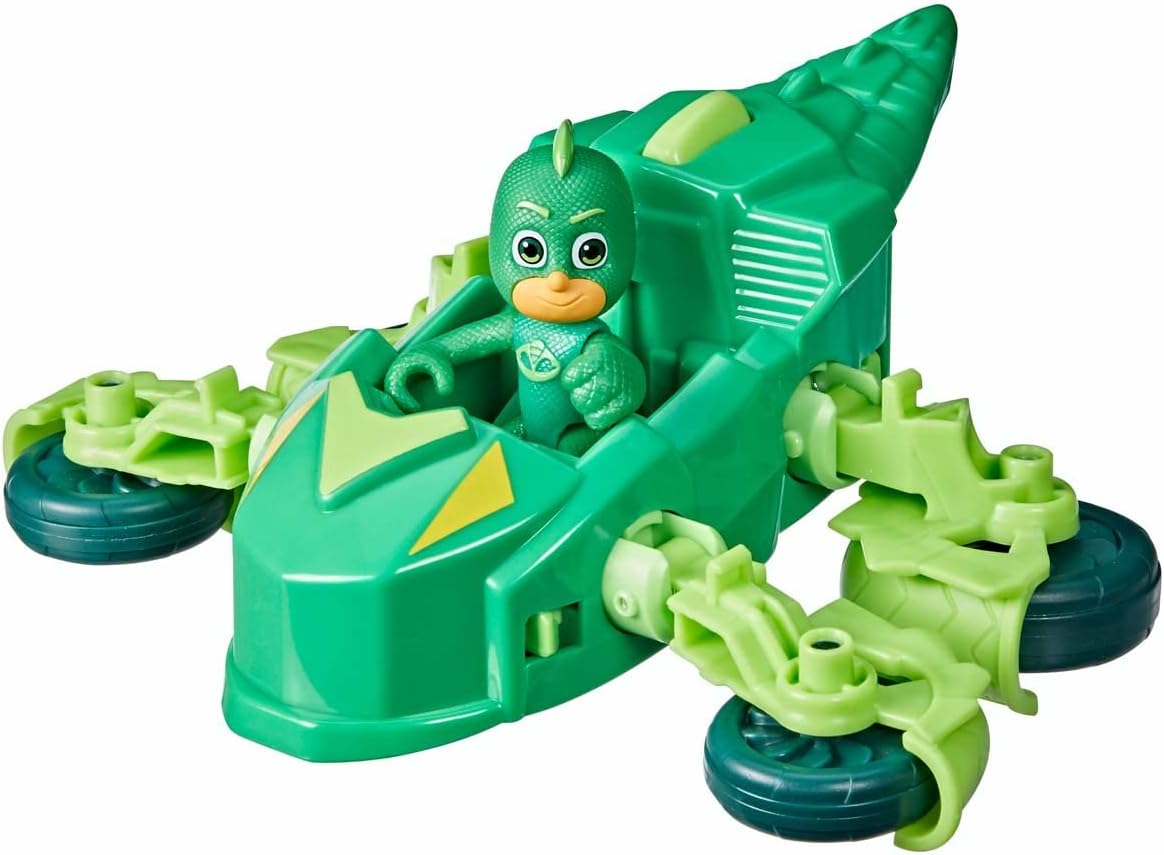 Hasbro PJ Masks Gekko Deluxe Vehicle Gekko-Mobile with Gekko Hasbro PJ Masks Gekko Deluxe Vehicle Gekko-Mobile with Gekko