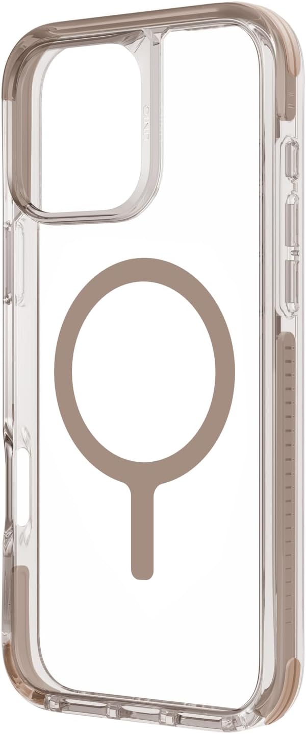 غطاء iPhone 16 Pro 6.9 UNIQ HYBRID MagClick – Taupe Gold