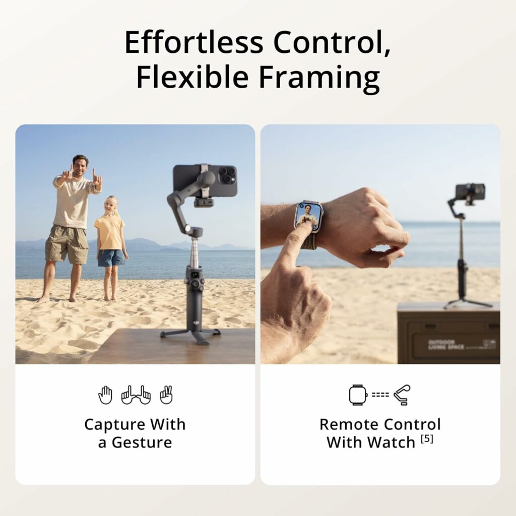 DJI Osmo Mobile 7P Gimbal with Tracking, Light & Mic Support DJI Osmo Mobile 7P Gimbal with Tracking, Light & Mic Support
