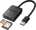 UGREEN قارئ كروت USB 3.0 مزدوج بسلك 6 إنش – يدعم حتى 2TB