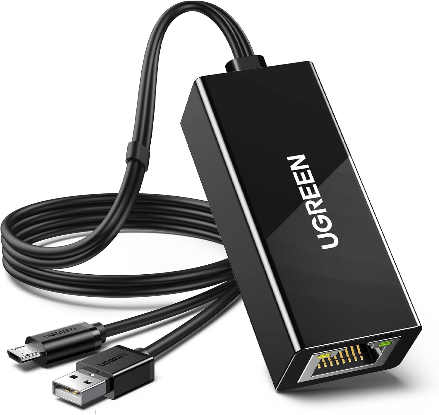 محول UGREEN إيثرنت لـ Fire TV Stick بسرعة 100Mbps