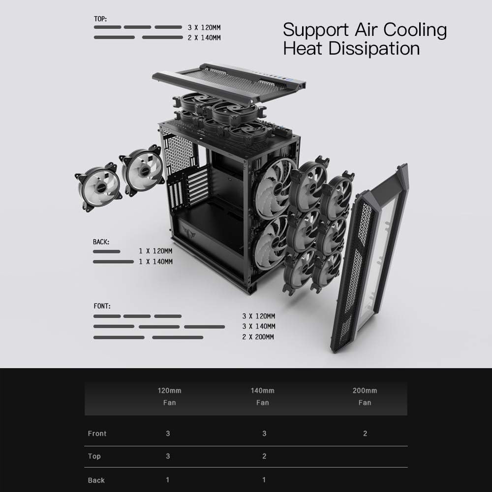 Huntkey MVP Caesar Gaming Case Premium Design & Performance Huntkey MVP Caesar Gaming Case Premium Design & Performance