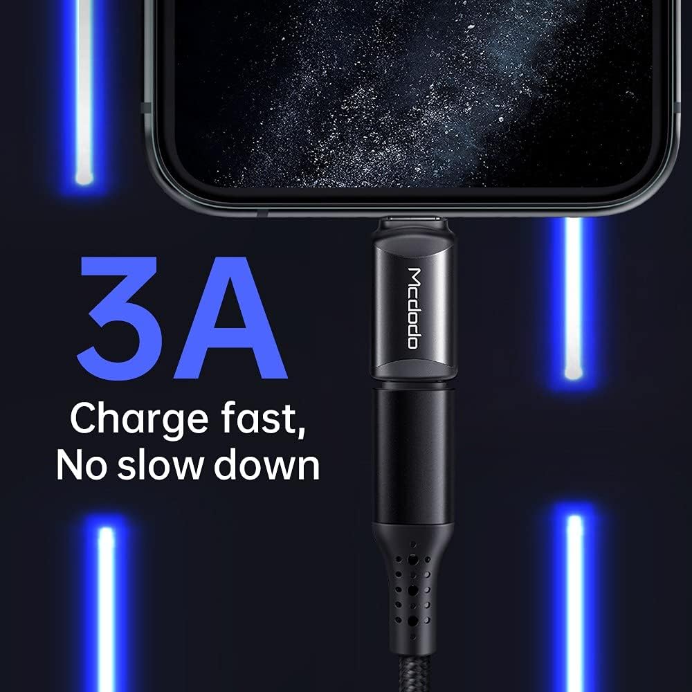 McDodo Type C to Lightning Adapter Fast Charging & Transfer - Black