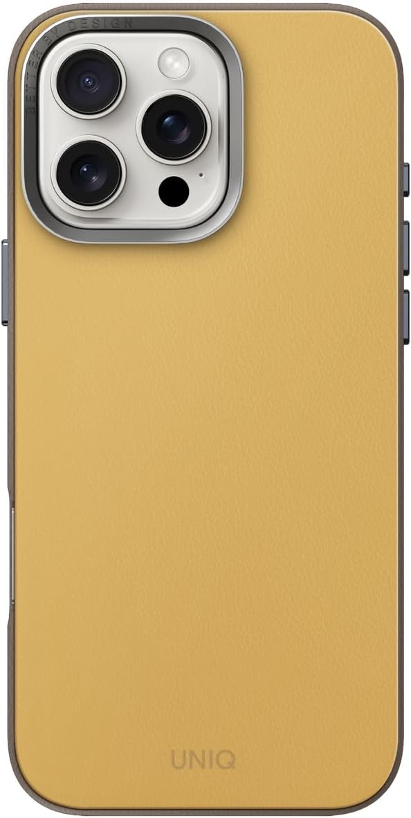 UNIQ HYBRID IPHONE 16 PRO MAGCLICK CHARGING LYDEN DS - CANARY UNIQ HYBRID IPHONE 16 PRO MAGCLICK CHARGING LYDEN DS - CANARY