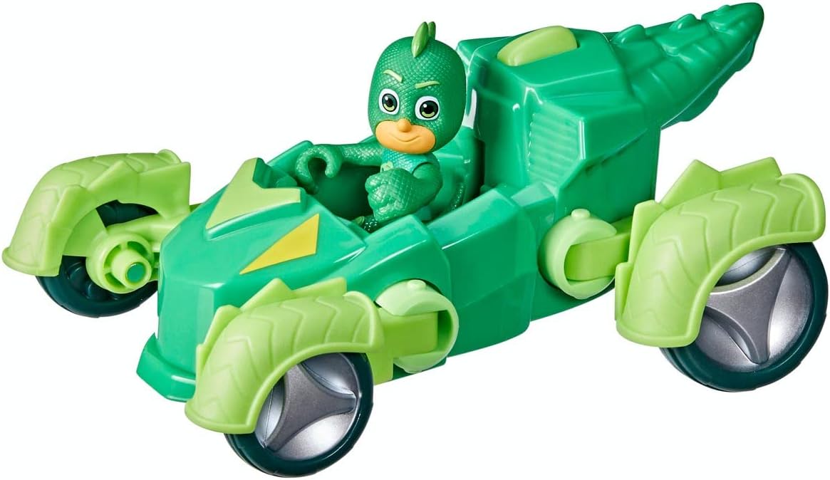 Hasbro PJ Masks Gekko Deluxe Vehicle Gekko-Mobile with Gekko Hasbro PJ Masks Gekko Deluxe Vehicle Gekko-Mobile with Gekko