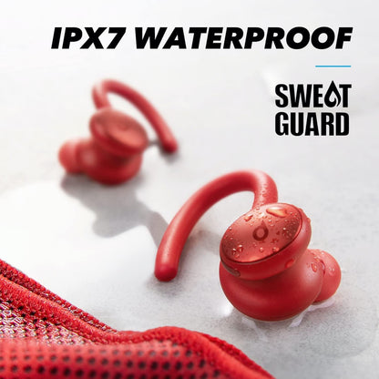 Anker Soundcore Sport X10 Wireless Sport Earbuds with Deep Bass - Red
