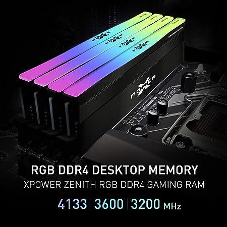 ذاكرة وصول عشوائي Silicon-Power بسعة 8 جيجابايت RGB للكمبيوتر الشخصي بسرعة 3200 ميجا هرتز