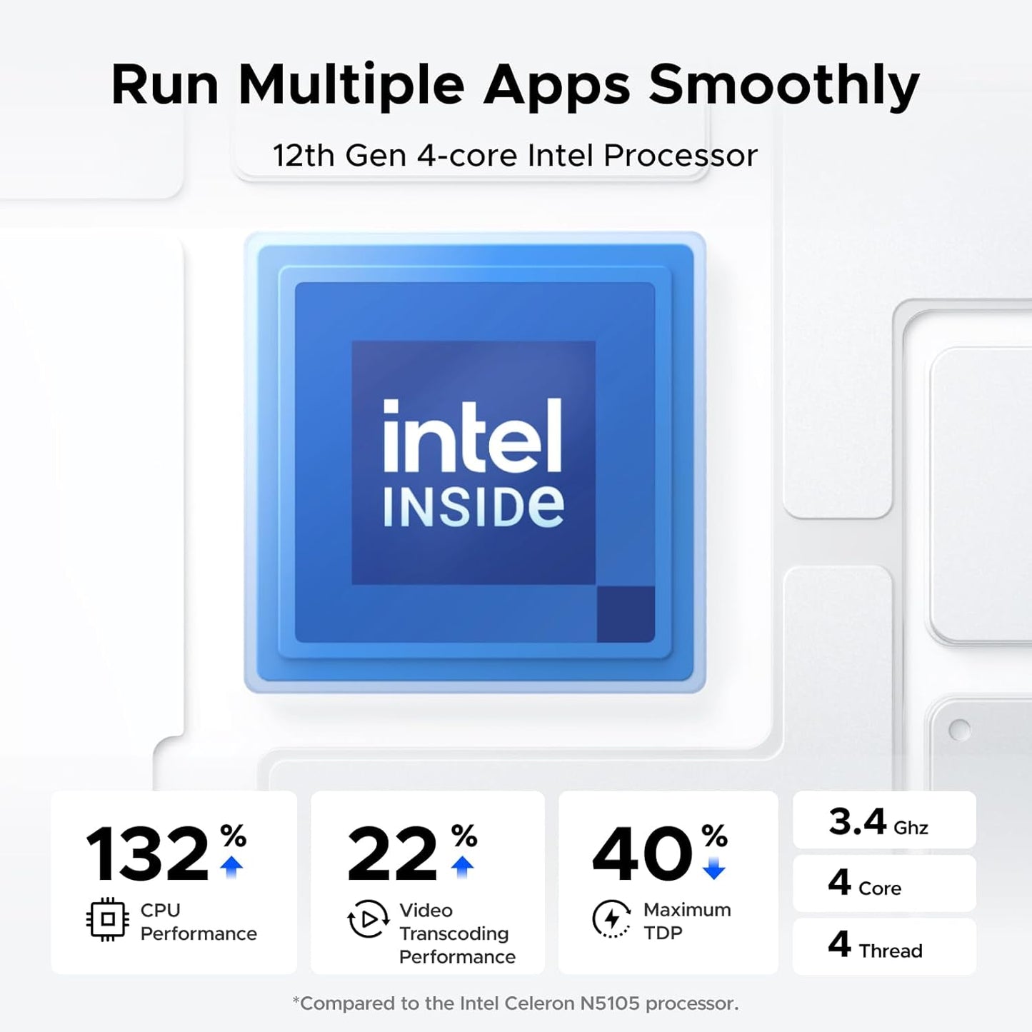 UGREEN NASync DXP4800 Powerful 4-Bay NAS with Intel N100