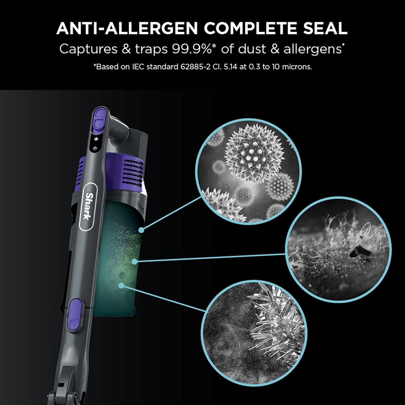 Shark IZ202UKT Cordless Stick Vacuum Cleaner 40 mins
