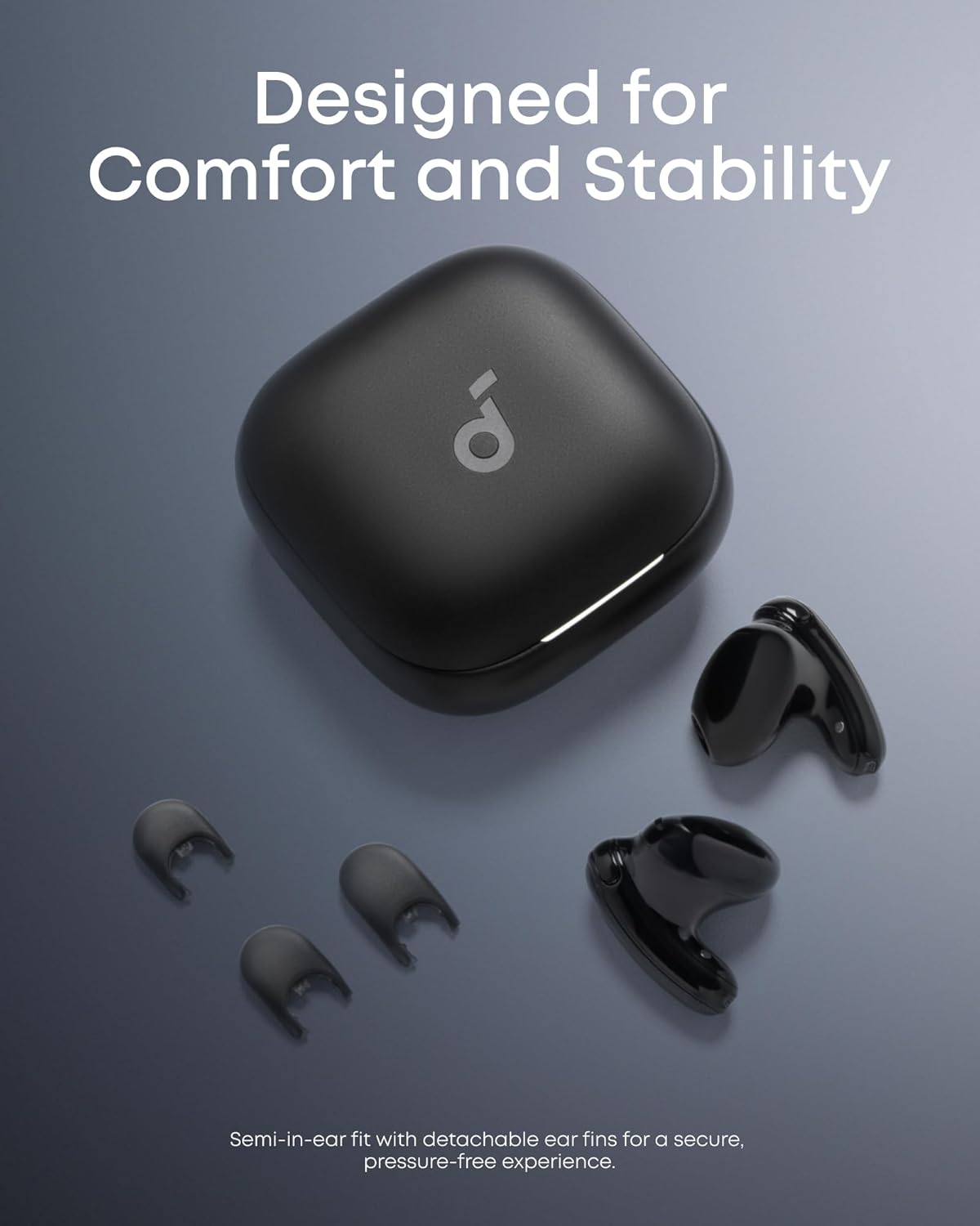 Anker Liberty Buds – Wireless Semi-In-Ear Earbuds | Adaptive ANC