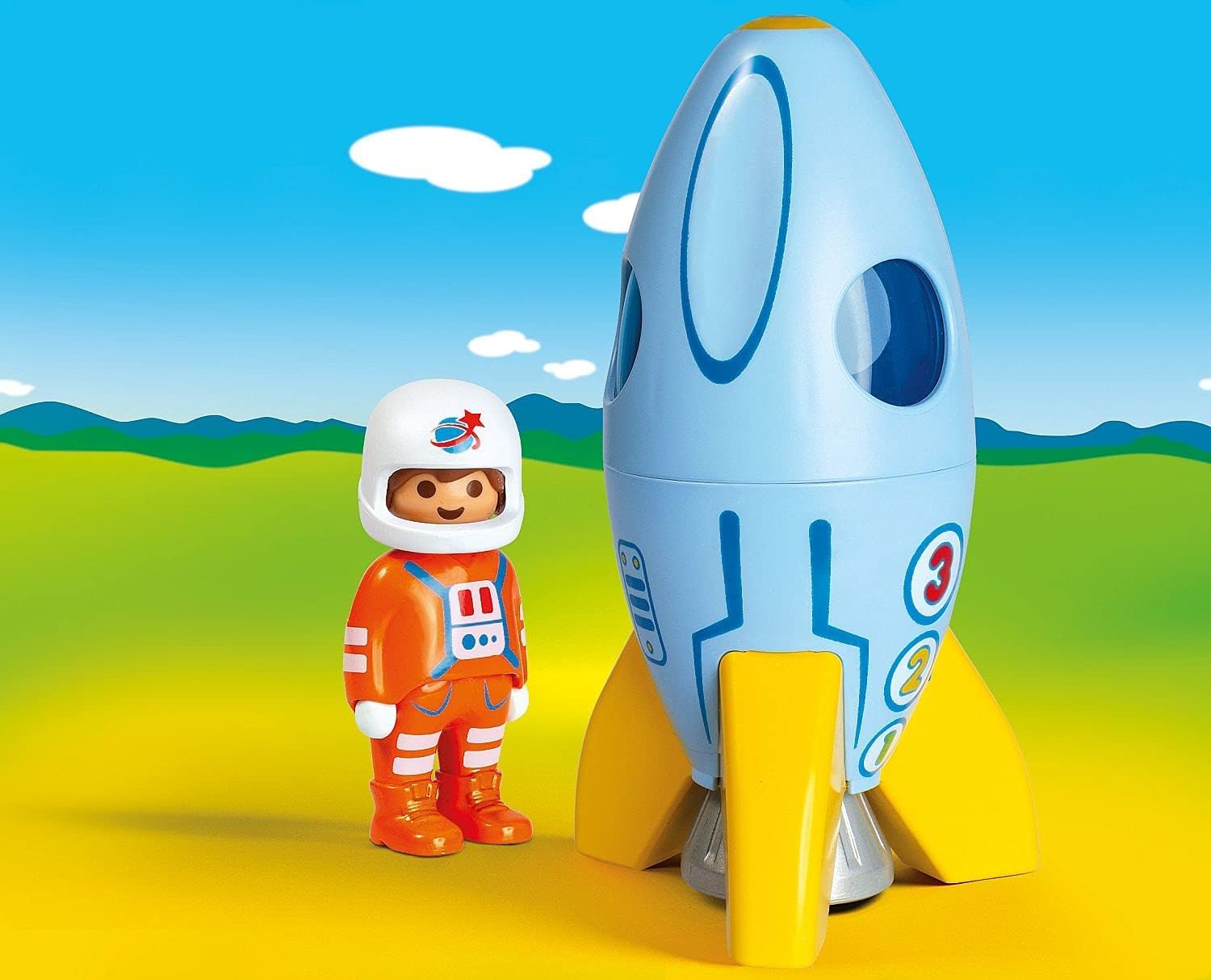 Playmobil Astronaut & Rocket - Imaginative Fun for Ages 1.5