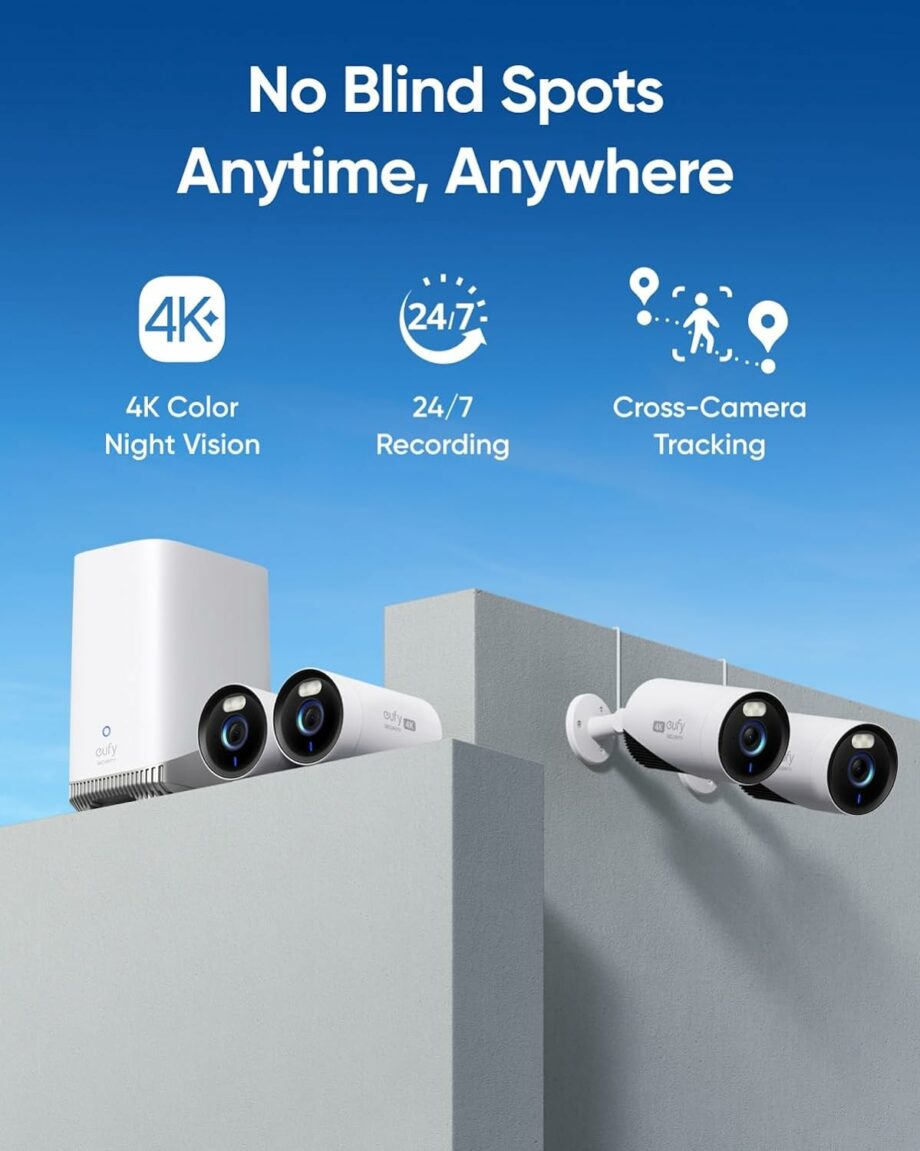 Anker Eufy E330 4K Security Camera System Cam Kit