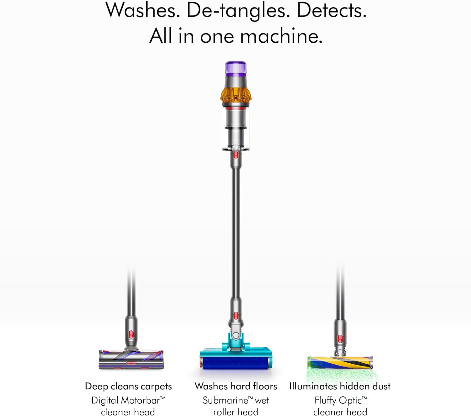 Dyson V15s Detect Submarine - 230AW Vacuum & Laser Mop