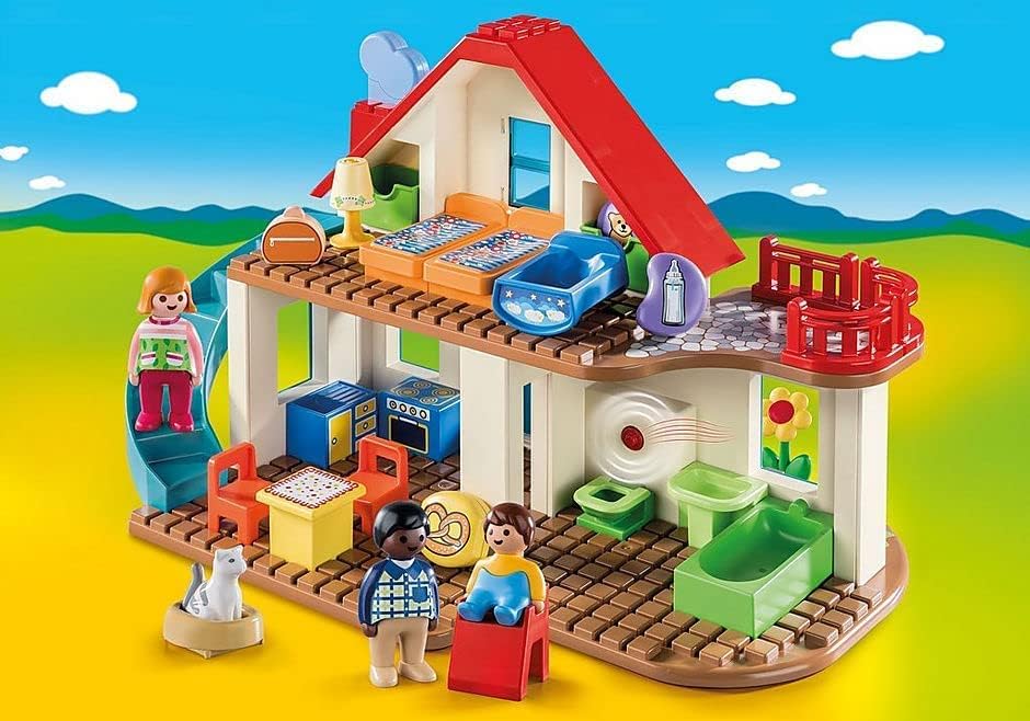 Playmobil 1.2.3 Familienheim - Safe & Fun Toy for Toddlers