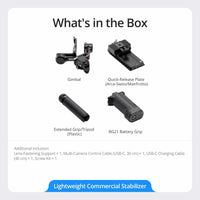 مثبت ثلاثي المحاور للكاميرات DSLR والكاميرات عديمة المرآة  DJI RS 4