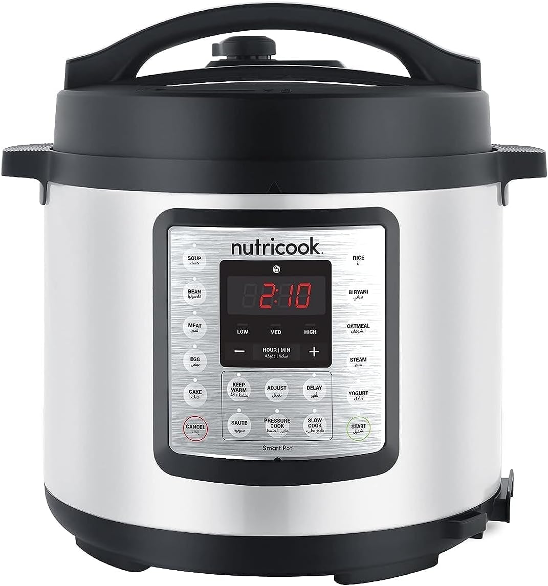 Nutricook Smart Pot Eko 6L / Electric Pressure Cooker - Silver Nutricook Smart Pot Eko 6L / Electric Pressure Cooker - Silver