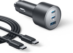 Anker 167.5W 3-Port USB-C Car Charger – 100W + 45W + 22.5W