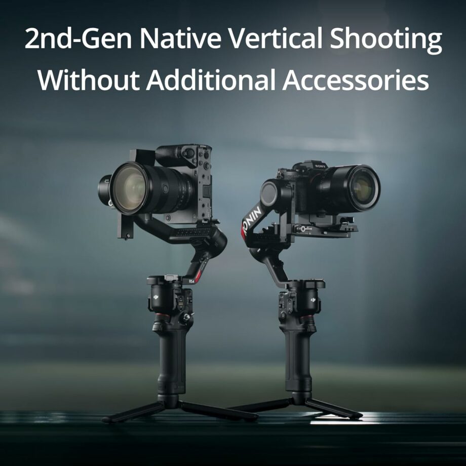 DJI RS 4 3-Axis Gimbal Stabilizer for DSLR and Mirrorless Cameras DJI RS 4 3-Axis Gimbal Stabilizer for DSLR and Mirrorless Cameras