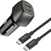 Philips DLP5522C 60W Dual USB-C Car Charger Fast Charging