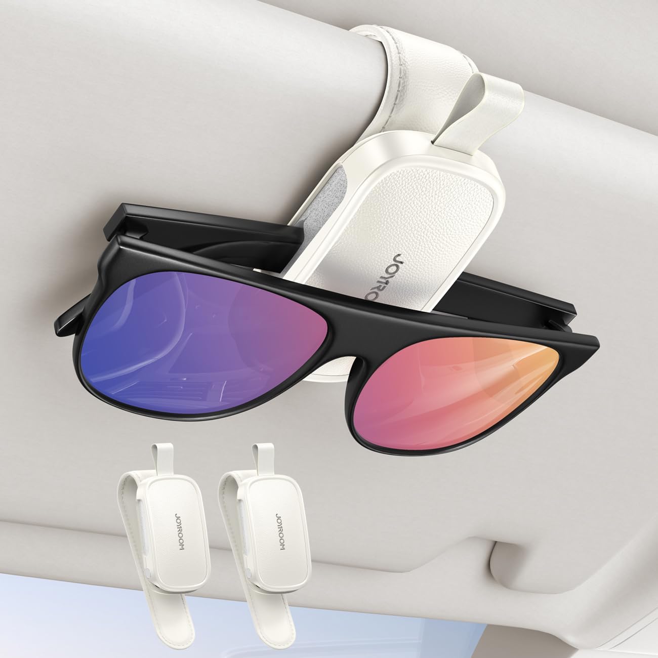 Joyroom R-ZS511 Sunglasses Holder for Car Visor – Black Joyroom R-ZS511 Sunglasses Holder for Car Visor – Black
