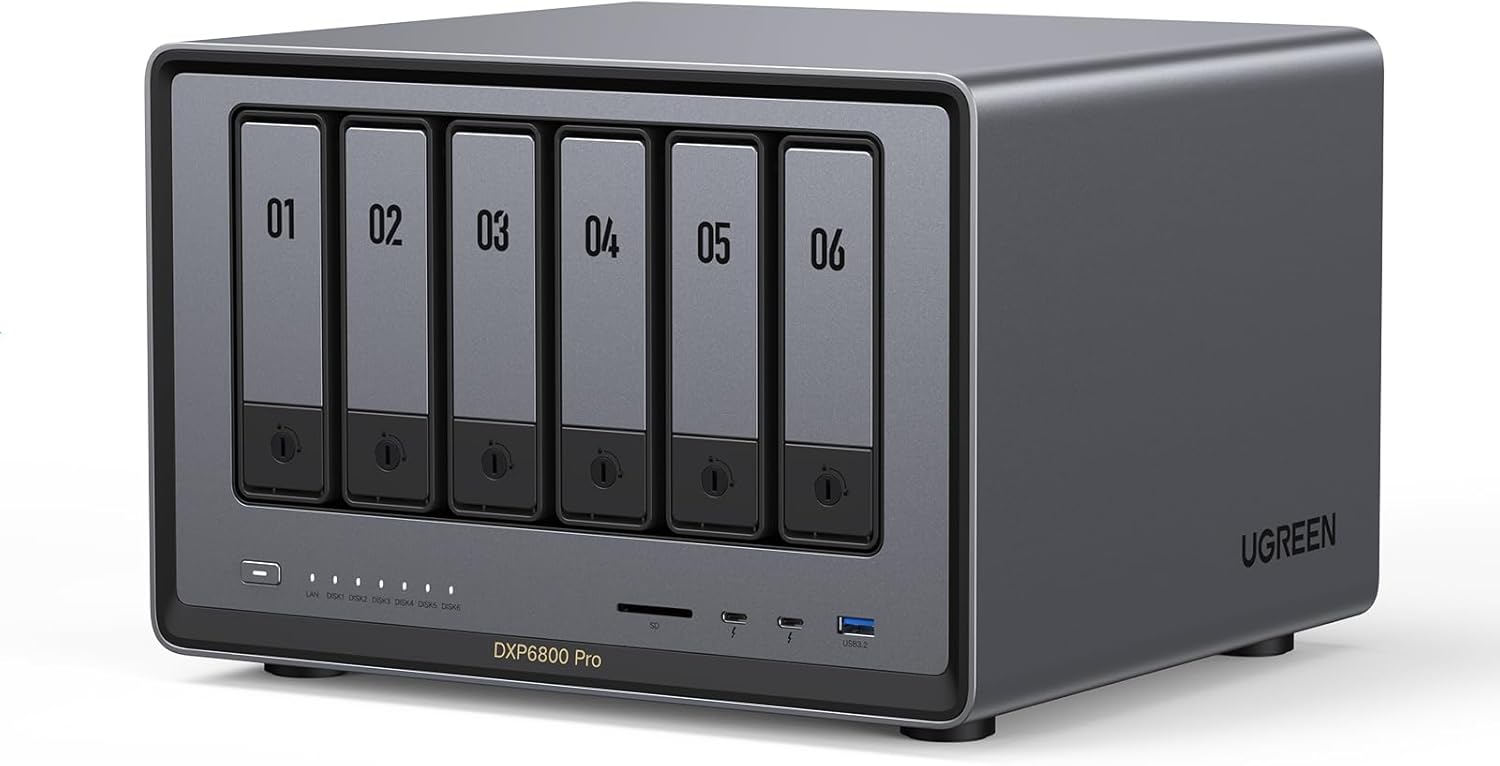 UGREEN NASync DXP6800 Pro i5 10GbE, 196TB NAS UGREEN NASync DXP6800 Pro i5 10GbE, 196TB NAS