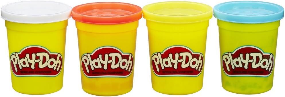 Hasbro Play-Doh Classic Color Set - 4 Cans for Creativity Hasbro Play-Doh Classic Color Set - 4 Cans for Creativity