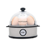 Nutricook Egg Cooker 360W / easy and Quick One-Touch Operation - Silver