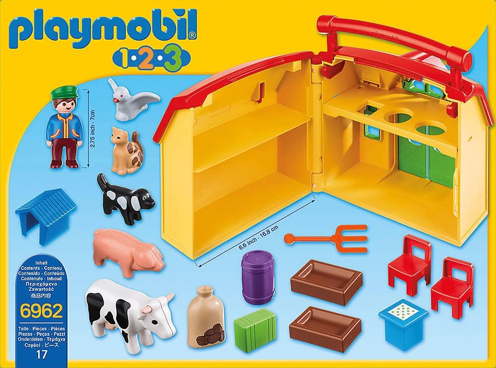 Playmobil My Take Along Farm - Fun & Portable Toy for Kids