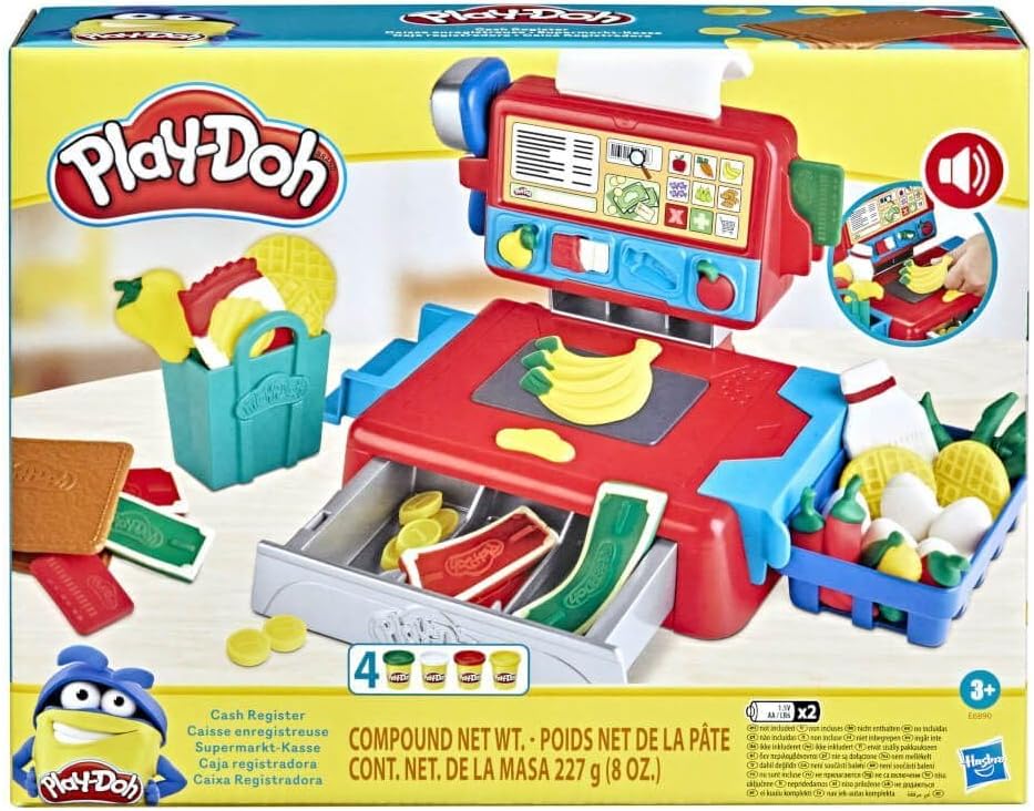 Hasbro Play-Doh Cash Register - Fun Learning Toy for Kids