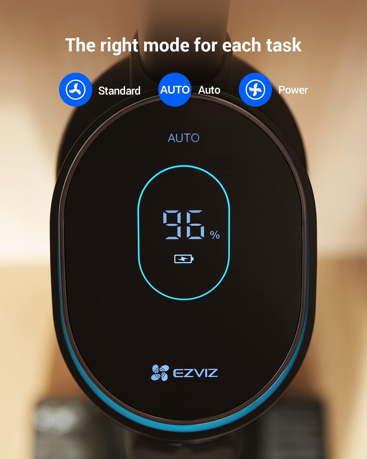  مكنسة كهربائية لاسلكية للرطب والجاف، كنس وممسحة، تنظيف ذاتي وتجفيف بالهواء من ايزفز 