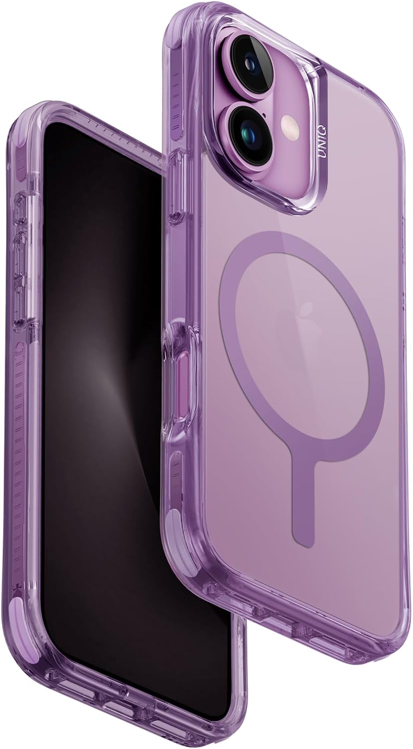 UNIQ Hybrid iPhone 16 (2024) 6.1 MagClick Charging Combat - Grape Pink UNIQ Hybrid iPhone 16 (2024) 6.1 MagClick Charging Combat - Grape Pink