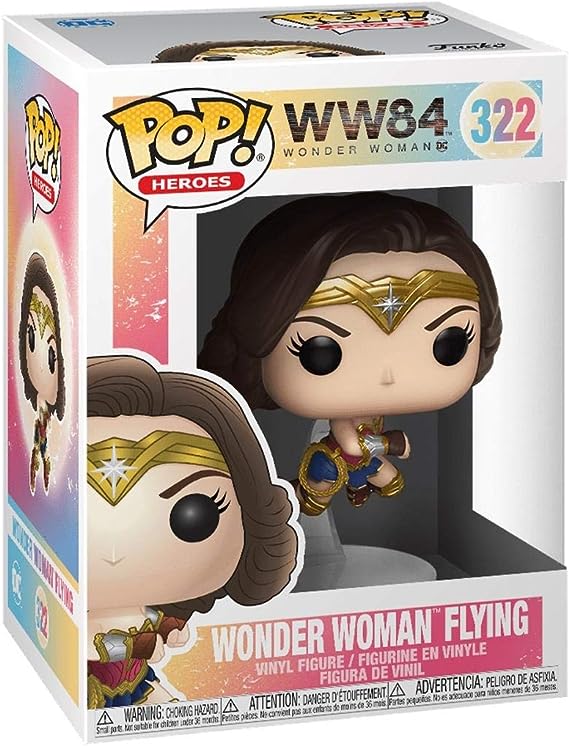 Funko Pop! Heroes: WW 1984 - Wonder Woman Flying (Metallic)