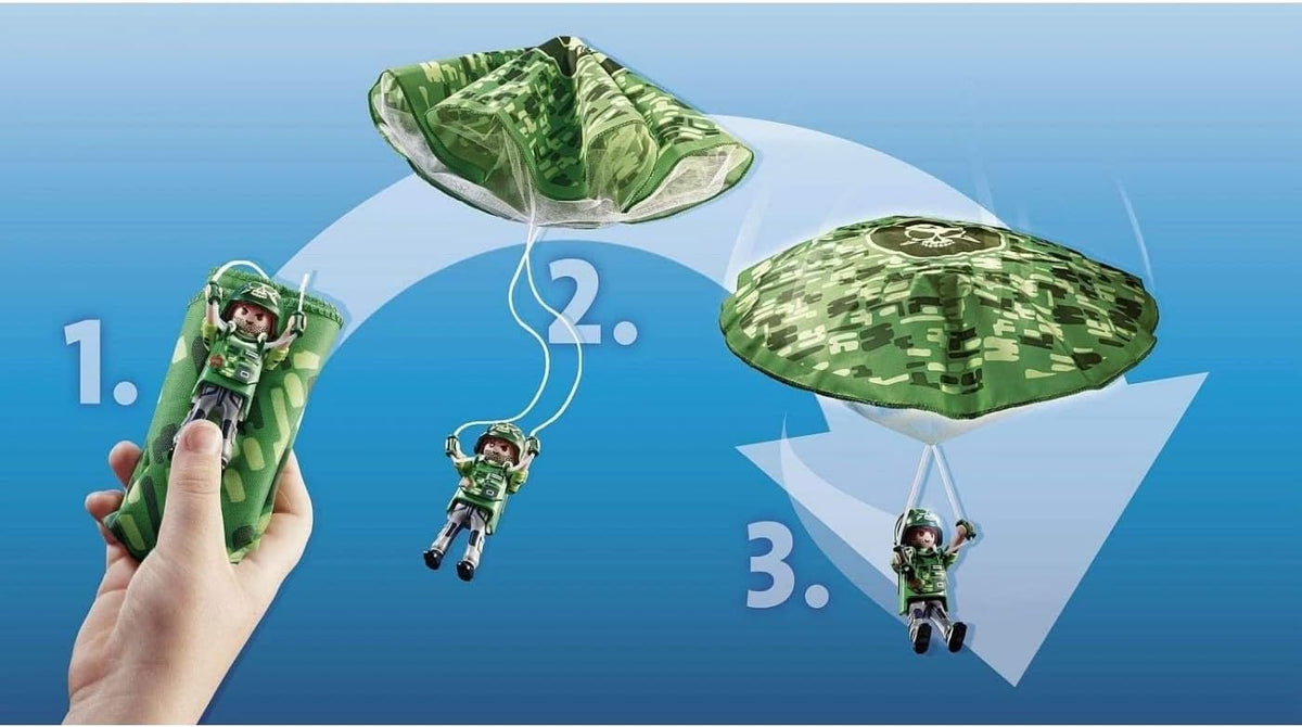 Playmobil Police Parachute Search - Kids Toy Playmobil Police Parachute Search - Kids Toy