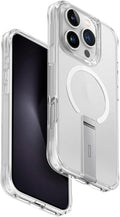 كفر UNIQ ELEVA iPhone 16 Pro 6.3 MagClick مع حامل عمودي شفاف